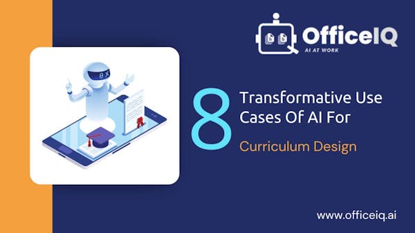 AI use cases in curriculum design